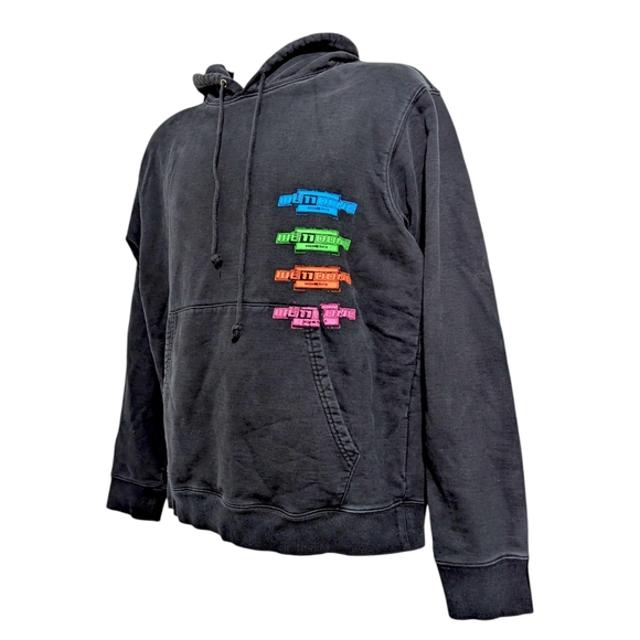 WE11DONE Men's HOODIE "Homesick" 2015 Size Large Distressed Vintage VTG Inspired - Picture 3 of 10